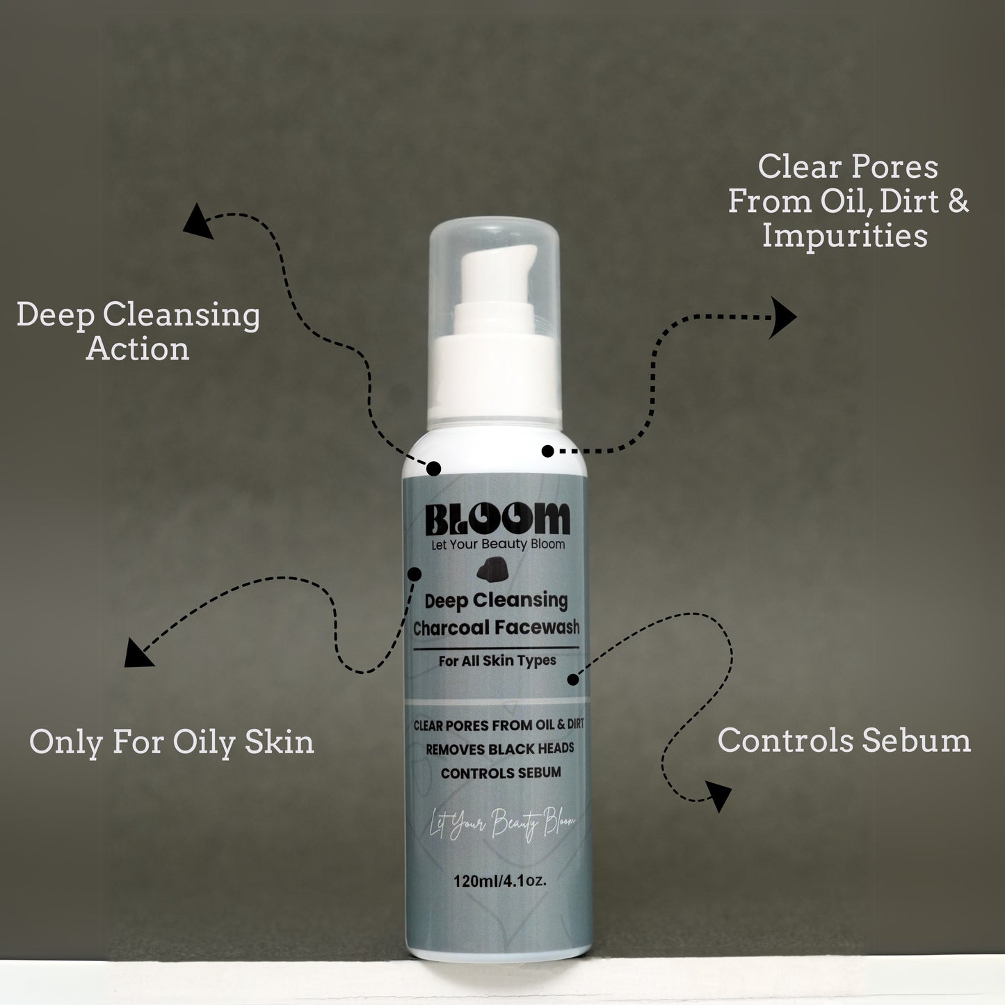 Charcoal Facewash - Deep-Pore Cleansing