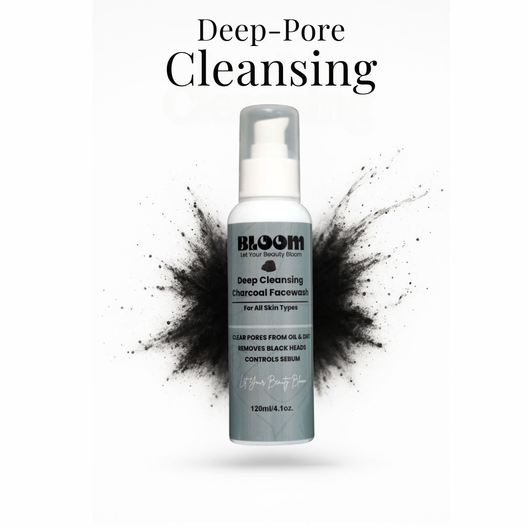 Charcoal Facewash - Deep-Pore Cleansing